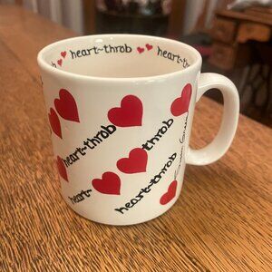 Susan Green "Heart-Throb" Coffee Cup Mug made in England